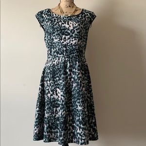 Cheetah Print Dress w/ Open Back